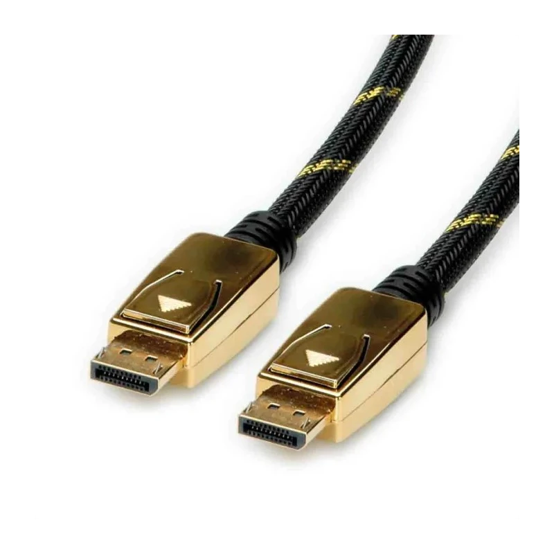 Roline Nylon Jacket Male DisplayPort to Male DisplayPort Cable 3 m 11.04.5922-10