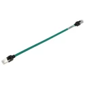 Omron XS6 Cat6a Ethernet Cable 48 Core Green Low Smoke Zero Halogen Jacket 300mm 