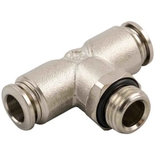 RS PRO 57 Series Pneumatic Fitting 10mm Push-in Male Threaded-to-Tube Nickel Plated Brass Italy 197-7803