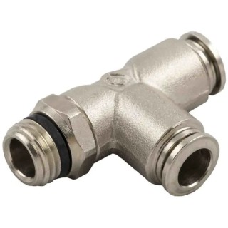RS PRO 57 Series Pneumatic Fitting 4mm Push-in Male Nickel Plated Brass, Threaded-to-Tube Connection 197-7813
