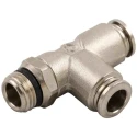 RS PRO 57 Series Pneumatic Fitting Male Threaded-to-Tube 6mm Push-in Nickel Plated Brass 20 bar 80°C 197-7815