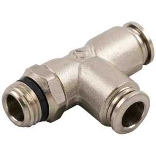 RS PRO 57 Series Pneumatic Fitting Male Threaded-to-Tube 6mm Push-in Nickel Plated Brass 20 bar 80°C 197-7815