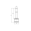 RS PRO Nickel Plated Brass Push-in Fitting 12 mm, Suitable for Pneumatic Applications 197-7875