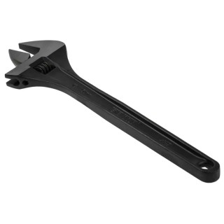 Teng Tools Adjustable Wrench, 60 mm Jaw Capacity, 450 mm Overall Length, Chrome Vanadium Metal Handle 4007