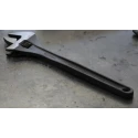 Teng Tools Adjustable Wrench, 60 mm Jaw Capacity, 450 mm Overall Length, Chrome Vanadium Metal Handle 4007