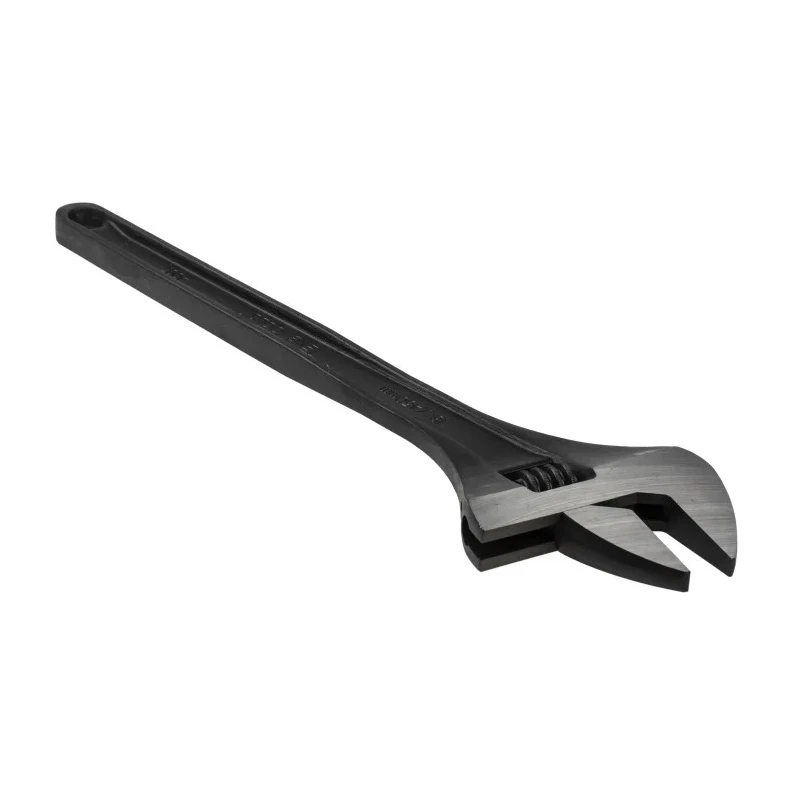 Teng Tools Adjustable Wrench, 60 mm Jaw Capacity, 450 mm Overall Length, Chrome Vanadium Metal Handle 4007