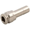RS PRO 57 Series Nickel Plated Brass Pneumatic Push-in Reducer Fitting 6 mm to 4 mm 197-7882