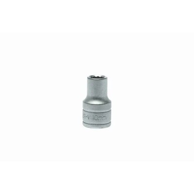 Teng Tools 1/2 in Drive 10 mm 12 Point Bi-Hexagon Socket Satin Finish 38mm Overall Length M120510-C