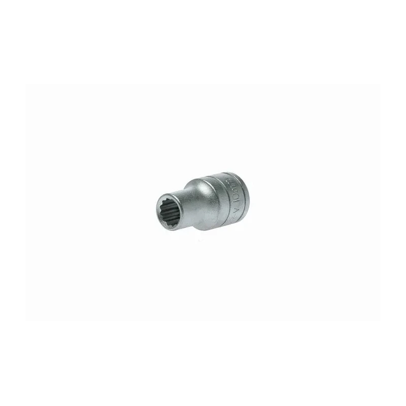 Teng Tools 1/2 in Drive 10 mm 12 Point Bi-Hexagon Socket Satin Finish 38mm Overall Length M120510-C