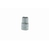 Teng Tools 1/2 in Drive 13 mm 12 Point Bi-Hexagon Socket, Satin Finish, Chrome Vanadium Steel, 38mm Overall Length M120513-C