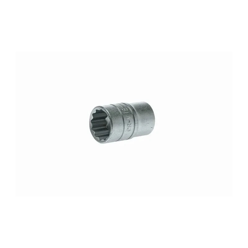 Teng Tools 1/2 in Drive 18 mm 12 Point Bi-Hexagon Chrome Vanadium Socket M120518-C