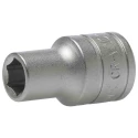Teng Tools 1/2 in Drive 10 mm 6 Point Bi-Hexagon Socket Chrome Vanadium Steel Satin Finish M1205106-C