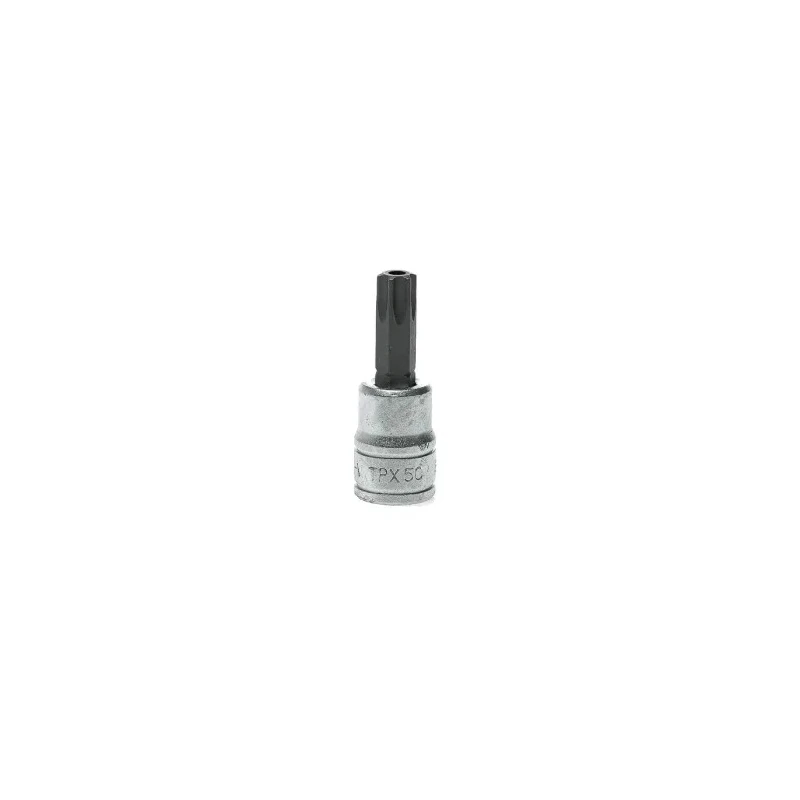 Teng Tools 3/8 in Drive TPX50 Bit Socket Alloy Steel Chrome Finish 18mm Overall Length TPX50