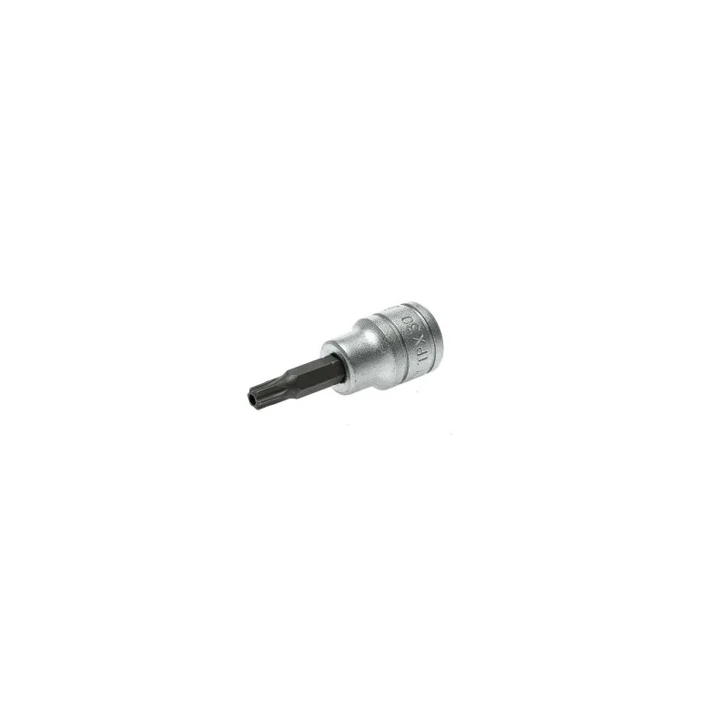Teng Tools 3/8 in Drive T30 Bit Socket Square Drive Alloy Steel Chrome Finish 18mm Overall Length M381230-C