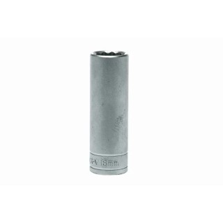Teng Tools 1/2 in Drive 18 mm 12 Point Satin Finish Chrome Vanadium Steel Socket M120618-C