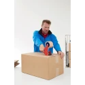 Tesa Transparent 4124 Packing Tape PVC Film Backing 50mm Width 66m Length Natural Rubber Adhesive 04124-00015-00