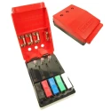 RS PRO Mains Test Block 440V AC 16A Surface Mount Lid with Neon Indicators 3 Phase Quicktest 199-4813