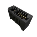 Samtec MECF Series Vertical Edge Connector Female, Surface Mount, 20 Contacts, 1 Row, Gold Plated, 280V MECF-20-01-L-DV-WT