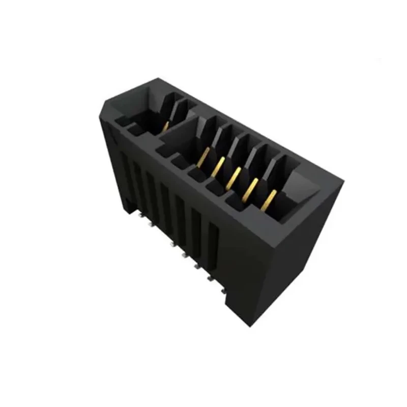 Samtec MECF Series Vertical Edge Connector Female, Surface Mount, 20 Contacts, 1 Row, Gold Plated, 280V MECF-20-01-L-DV-WT