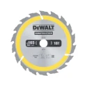 DeWALT Circular Saw Blade 165mm 18 Teeth Per Inch for Rough Timber, Timber with Embedded Nails, Softwood DT1933-QZ