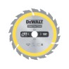 DeWALT Circular Saw Blade 165mm 18 Teeth Per Inch for Rough Timber, Timber with Embedded Nails, Softwood DT1933-QZ