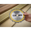 DeWALT Circular Saw Blade 165mm 18 Teeth Per Inch for Rough Timber, Timber with Embedded Nails, Softwood DT1933-QZ