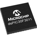 Microchip 16-Bit dsPIC Microcontroller, 25 MHz, 24kB FLASH, 40-Pin PDIP DSPIC30F