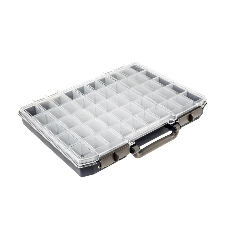 Raaco 50 Cell Blue Polycarbonate, Polypropylene Compartment Box 55 mm x 425 mm x 330 mm 136280
