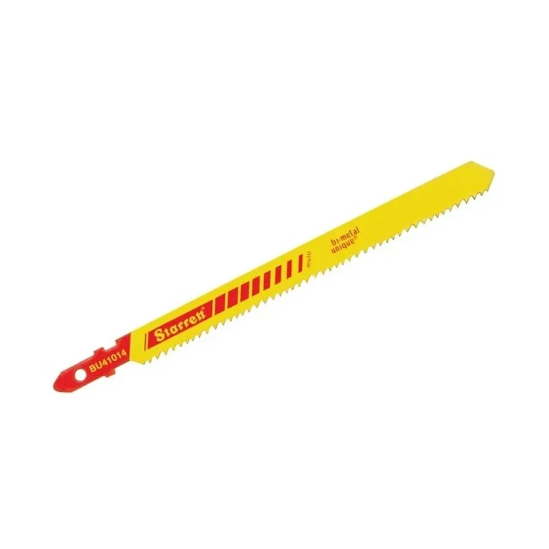 Starrett Bi-Metal Jigsaw Blade 100mm Length 9.5mm Width 1mm Thickness, 8 Teeth Per Inch, Pack of 5 BU41014-5