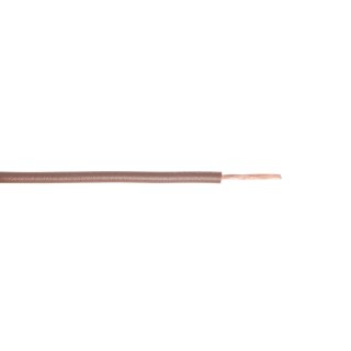 RS PRO Brown 6 mm² 10 AWG Hook Up Wire, 100 m Length, Copper Conductor, Polyvinyl Chloride Sheath 201-0572