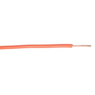 RS PRO Orange 1 mm² 17 AWG Hook Up Wire, 100 m Length, Polyvinyl Chloride PVC Insulation, Flame Retardant, IEC 201-0579