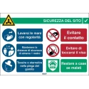 Brady Safety Poster Polypropylene Italian Text 371mm x 262mm 306822