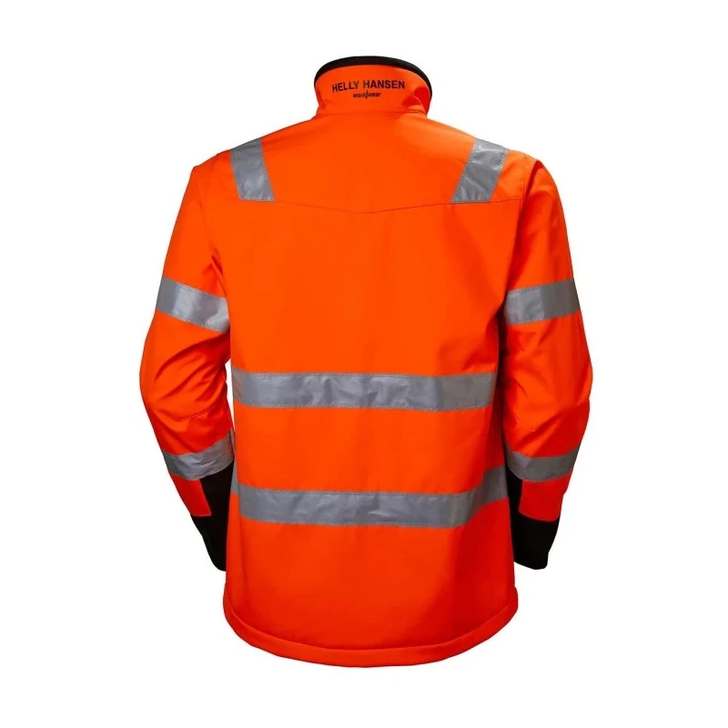 Helly Hansen Alna Orange Unisex Hi Vis Softshell Jacket L 74095_269-L