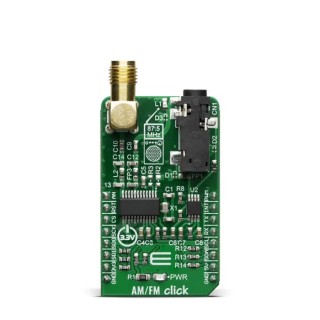 MikroElektronika Communication & Wireless Development Kit AM/FM Click WiFi 100MHz MIKROE-3800