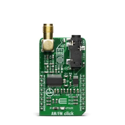 MikroElektronika Communication & Wireless Development Kit AM/FM Click WiFi 100MHz MIKROE-3800