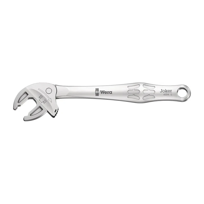 Wera 19 mm Jaw Capacity Adjustable Spanner 224mm Overall Length Ergonomic Handle 05020101001