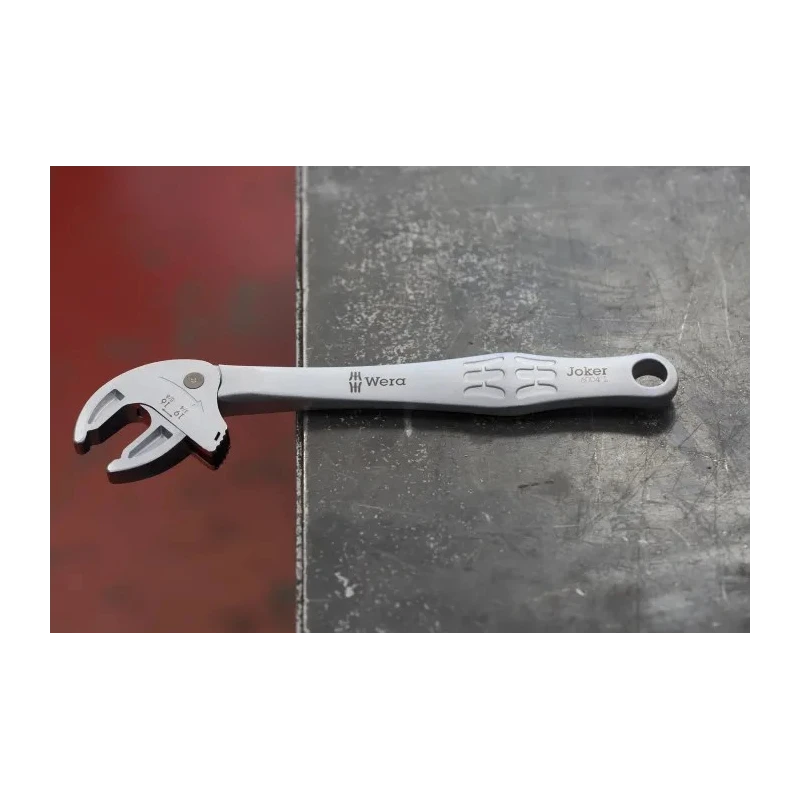 Wera 19 mm Jaw Capacity Adjustable Spanner 224mm Overall Length Ergonomic Handle 05020101001