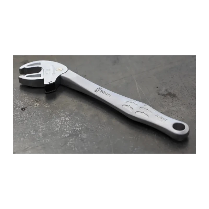 Wera 19 mm Jaw Capacity Adjustable Spanner 224mm Overall Length Ergonomic Handle 05020101001