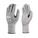Skytec Grey Nylon Cut Resistant Polyurethane Coated Work Gloves Size 9 SKY0010