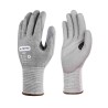 Skytec Grey Nylon Cut Resistant Polyurethane Coated Work Gloves Size 9 SKY0010