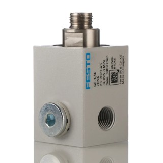 Festo Pneumatic Rotary Union G Threaded 1/4 in Connection Thread Size, Max Pressure 10 bar, 300rpm Rotational Speed GF-1/4
