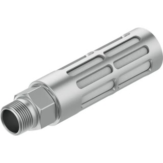 Festo Aluminium Pneumatic Silencer 3/4 in G Thread, 10 bar Maximum Pressure, 138mm Length, Model U-3/4-B