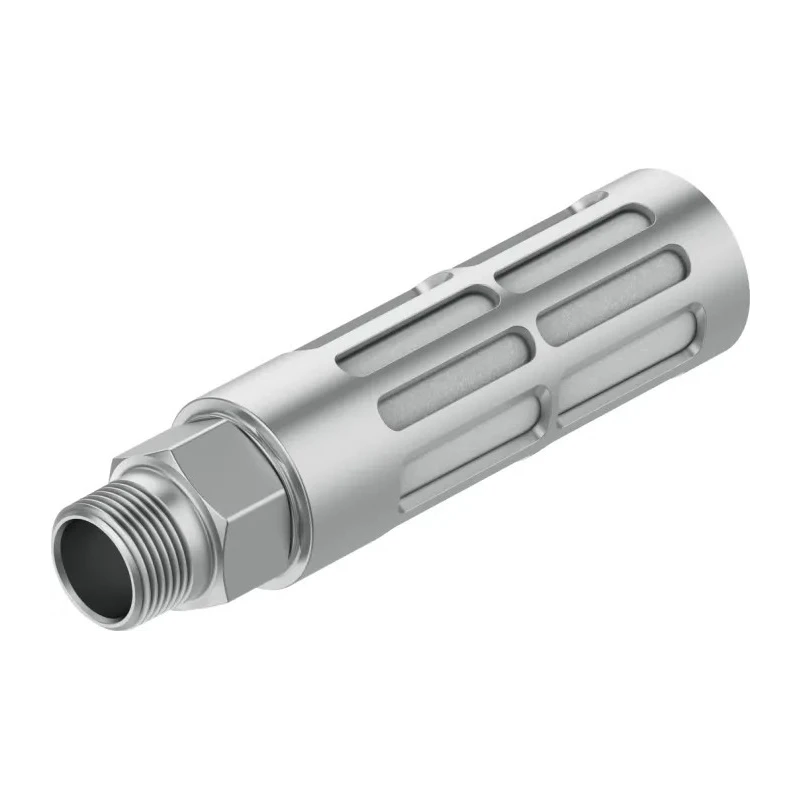 Festo Aluminium Pneumatic Silencer 3/4 in G Thread, 10 bar Maximum Pressure, 138mm Length, Model U-3/4-B