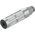 Festo Aluminium Pneumatic Silencer 3/4 in G Thread, 10 bar Maximum Pressure, 138mm Length, Model U-3/4-B
