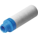 Festo Polyethylene Pneumatic Silencer, Threaded G 1/4, Maximum Pressure 8 bar, Overall Length 62.3mm UO-1/4