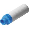 Festo Polyethylene Pneumatic Silencer, Threaded G 1/4, Maximum Pressure 8 bar, Overall Length 62.3mm UO-1/4