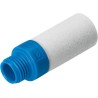 Festo Polyethylene Pneumatic Silencer G 3/8 Threaded Male 10 Bar Max Pressure UC-3/8