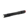 RS PRO Aluminium LED Pen Torch Black Red 180 lm 147 mm 200-6747