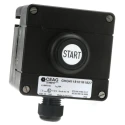 Eaton Push Button Control Station Black Thermoplastic Enclosure IP65 IP67 22mm Cutout Diameter GHG4118101R1827