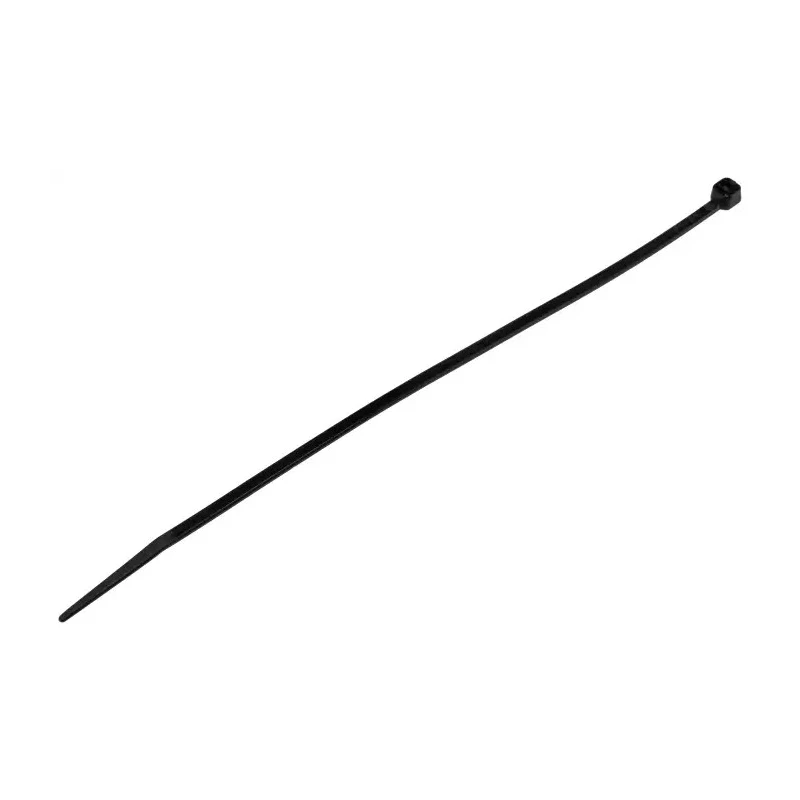 RS PRO Cable Tie Kit, Non-Releasable, 203 mm x 3.6 mm, Black Polyamide 66 201-2390